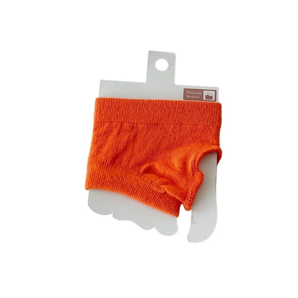 Soft Cotton Forefoot Toe Socks – Invisible Half Foot Hosiery Forefoot Toe Socks Axl Orange One Size