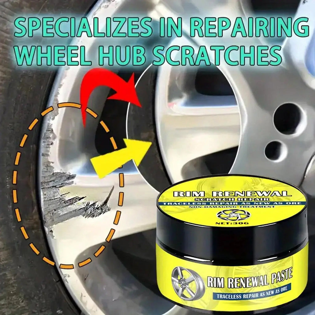 Wheel Rim Polishing Paste – Aluminium Rim Restorer & Gloss Wheel Polishing Paste Axl