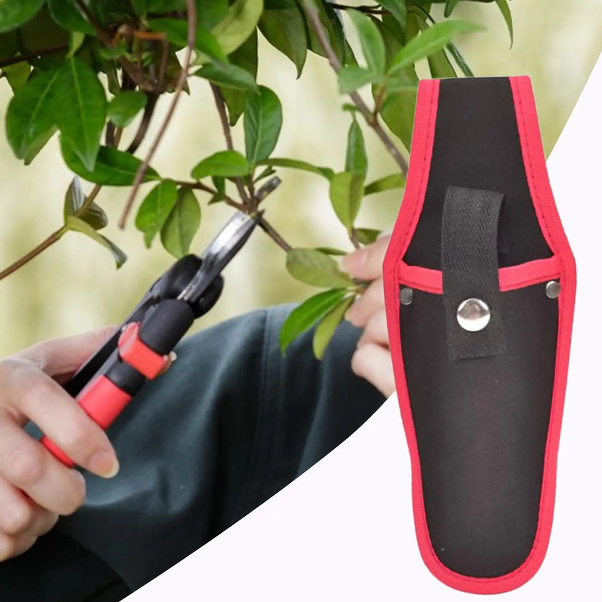 Belt Pruning Shears Holster – Canvas Pouch for Gardeners Garden Tool Holster Axl