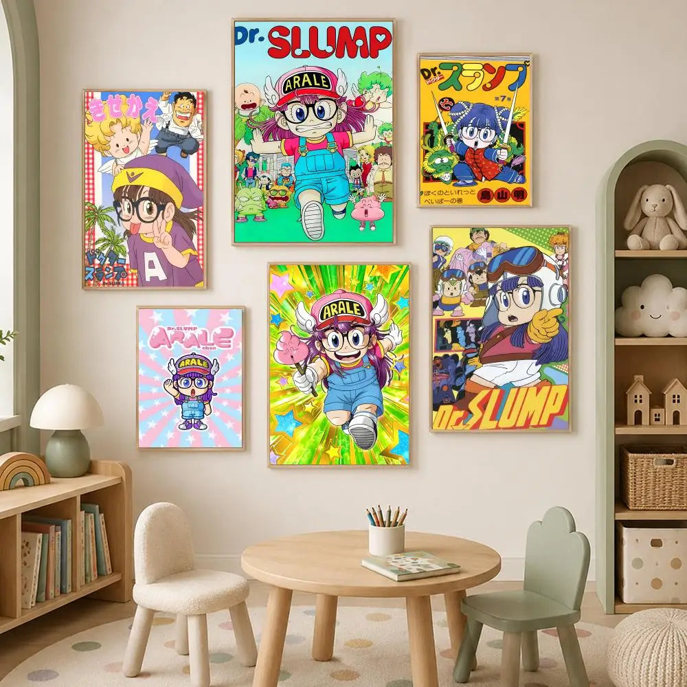 Arale Norimaki Self-Stick Wall Art Poster – HD Waterproof Wall Art Poster Axl