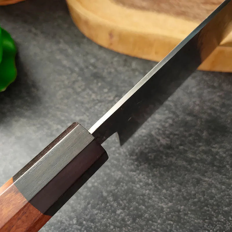 Hand Forged Japanese Chef Knife – Stainless Steel Wood Handle Japanese Chef Knife Axl