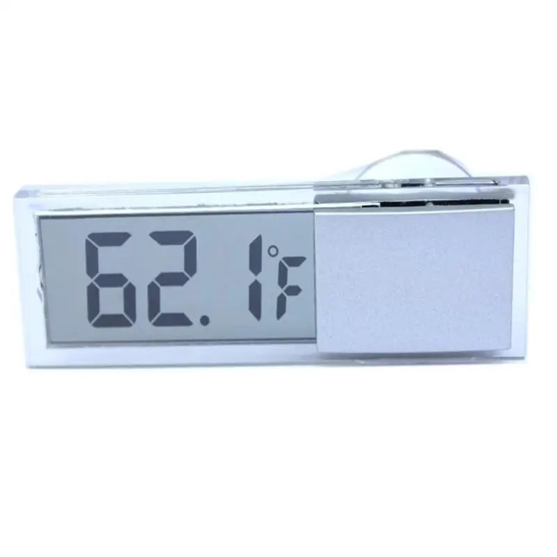 LCD Digital Car Thermometer Indoor Outdoor Temp Sensor Clock Car Thermometer Clock Axl Thermometer