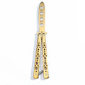 Butterfly Knife Trainer – Stainless Steel Safe Practice Tool Practice Knife Trainer Axl D China Mainland