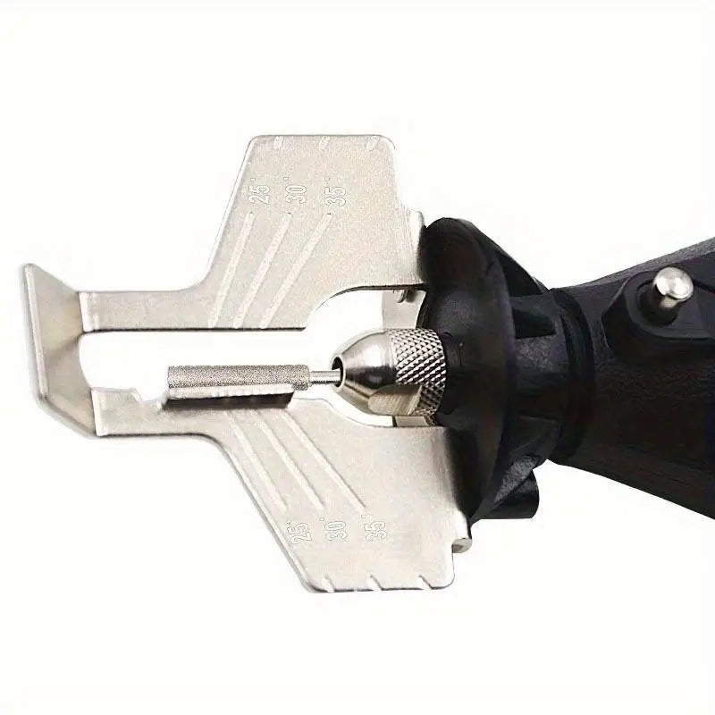 Saw Sharpening Attachment – Guide Drill Adapter for Rotary Tool Saw Sharpening Attachment Axl