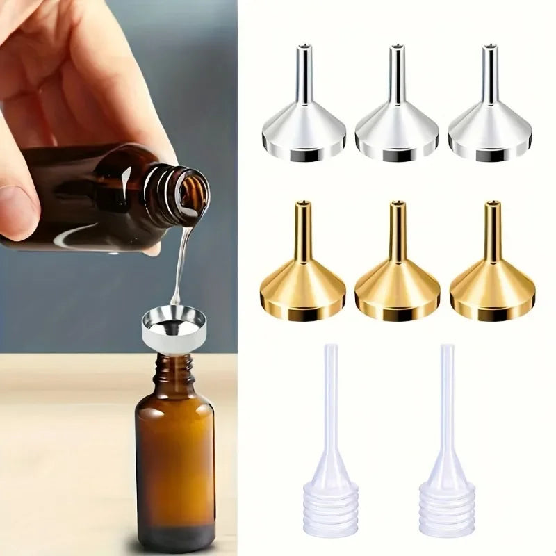 Metal Funnel & Straw Set for Perfume & Essential Oils Essential Oil Tool Set Axl Default Title