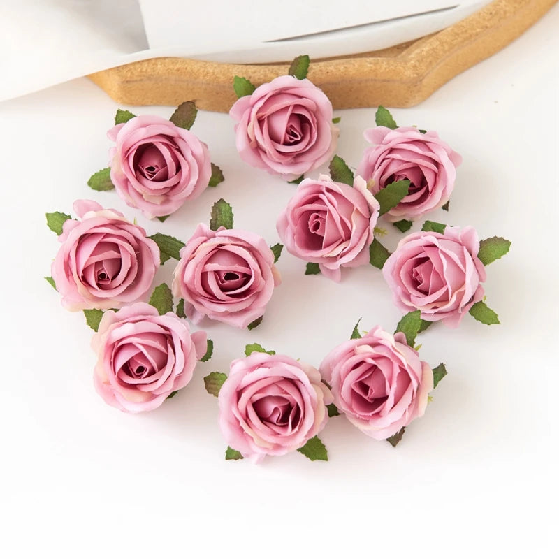 Silk Rose Artificial Flower Heads – Bulk 40/80 Pcs for Weddings Artificial Silk Flowers Axl color 3 80 pieces