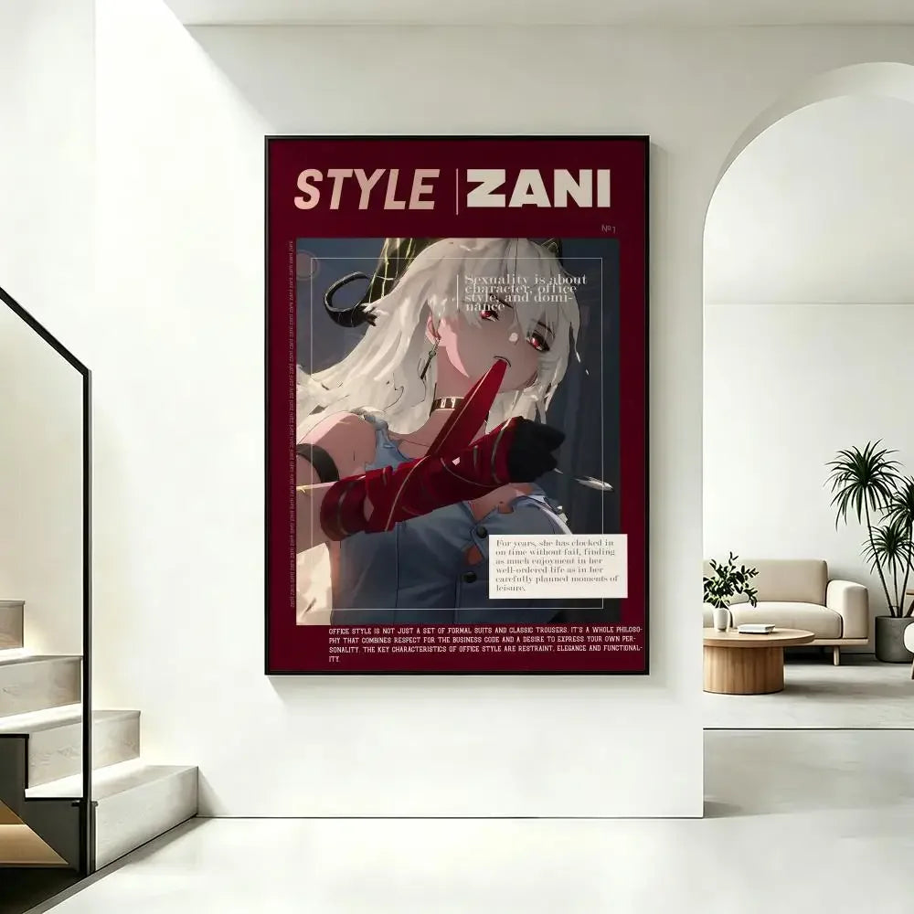 Game Z-Zani HD Art Poster | Waterproof Sticky Wall Decor Wall Art Poster Axl
