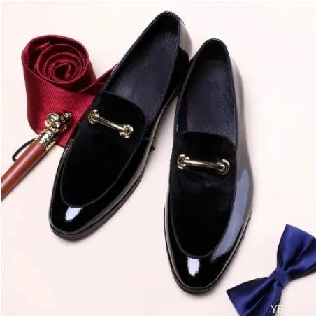 Men's Patent Leather Oxford Dress Shoes | Formal Lace-Up Men's Oxford Shoes Axl