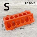 12/18 Hole Double Row Plastic Poultry Ground Feeder – Chickens Poultry Ground Feeder Axl S-12 hole