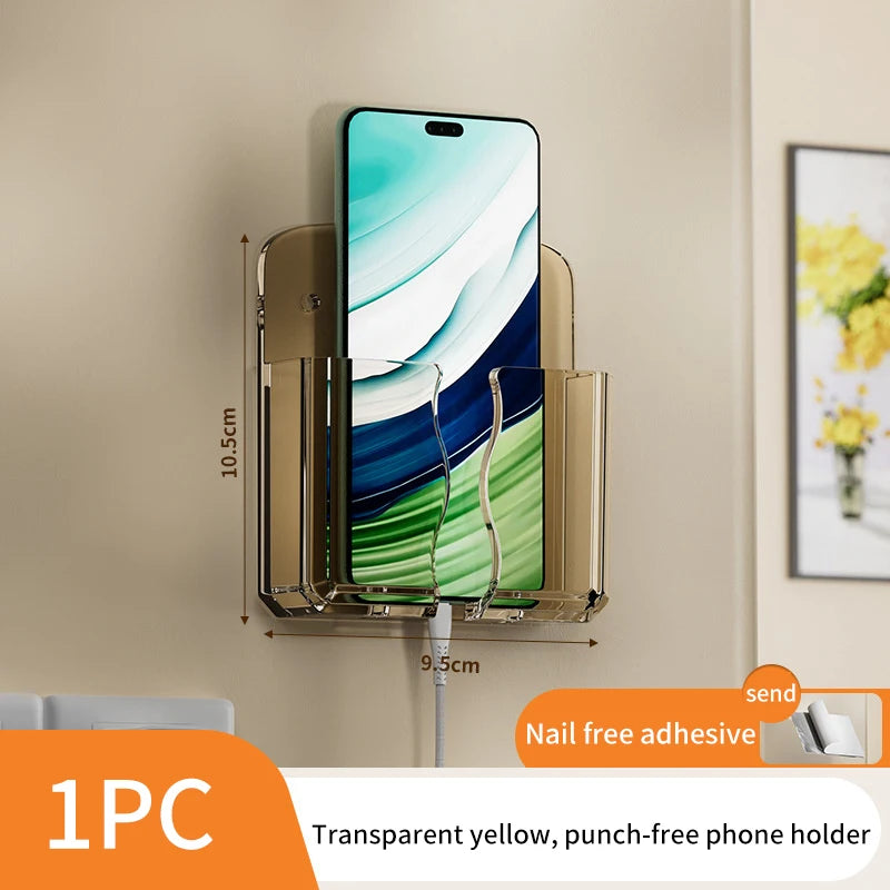 Wall Mount Phone & Remote Control Holder Storage Box Wall Storage Organizer Axl A2