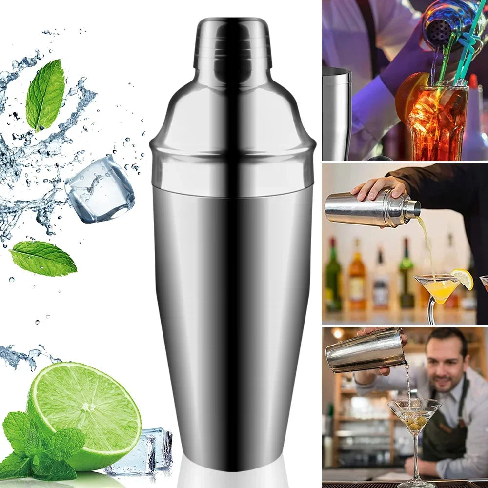 304 Stainless Steel Cocktail Shaker – 25oz Boston Bar Shaker Cocktail Shaker Axl