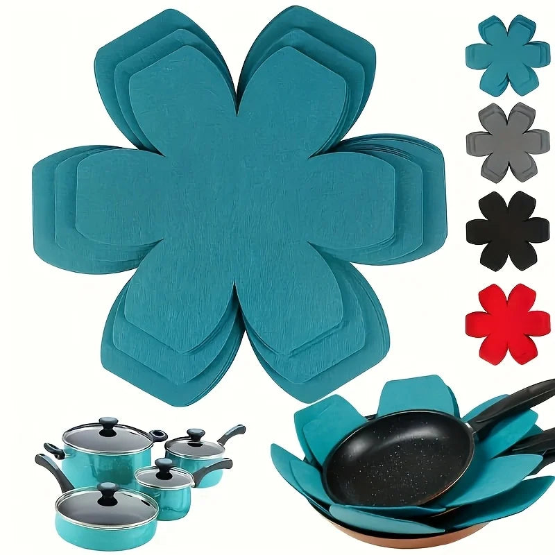 12-Piece Felt Pot & Pan Protector Pads – Anti-Scratch Dividers Cookware Protector Pads Axl