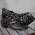 Women's Ankle Boots British Style PU Leather | Sizes EU 35–46 Women's Ankle Boots Axl balck 40