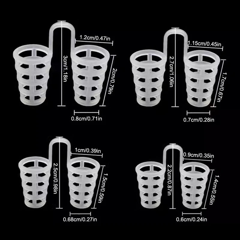 Silicone Nasal Dilators 4/8 Pcs – Nose Breathing Aid for Sleep Nasal Dilator Axl
