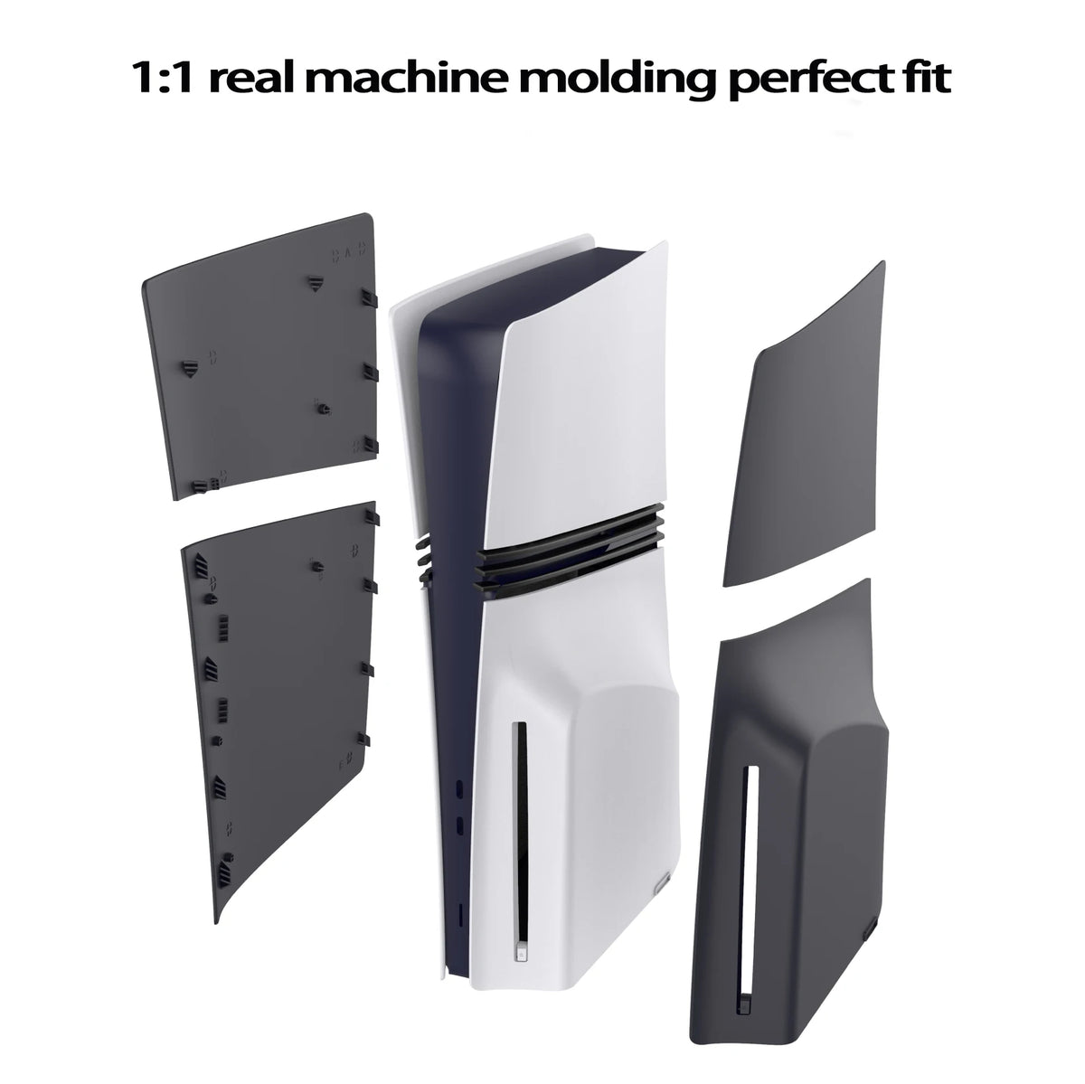 PS5 Pro Disc Version Black Faceplate ABS Replacement Cover Console Faceplate Cover Axl Default Title