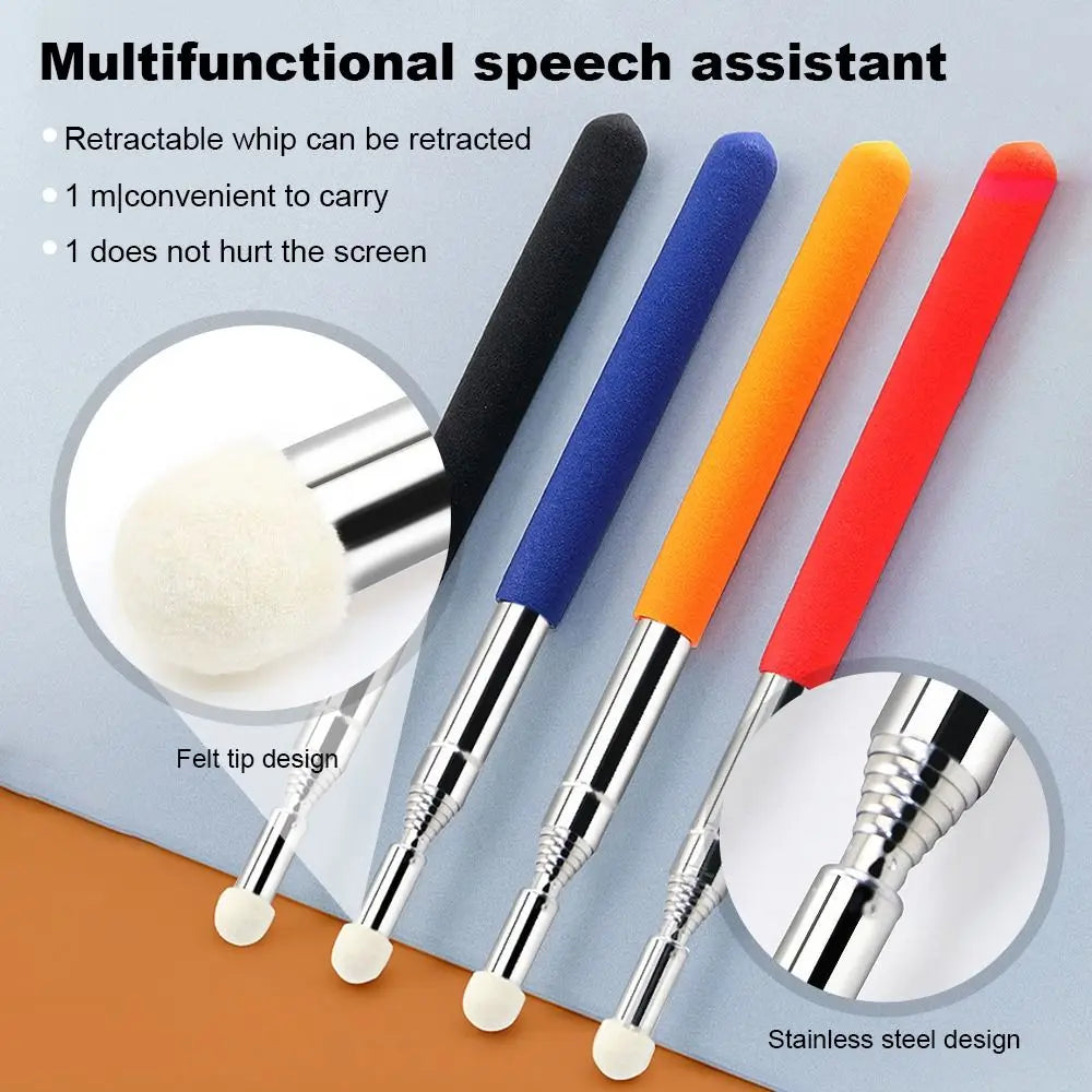 Retractable Teaching Pointer Stick 1m/1.2m | Telescopic Rod Telescopic Pointer Stick Axl