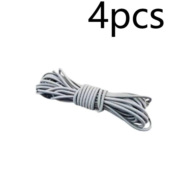 Sun Lounger & Reclining Chair Elastic Cord Rope Repair Kit Furniture Repair Kit Axl grey-4pcs
