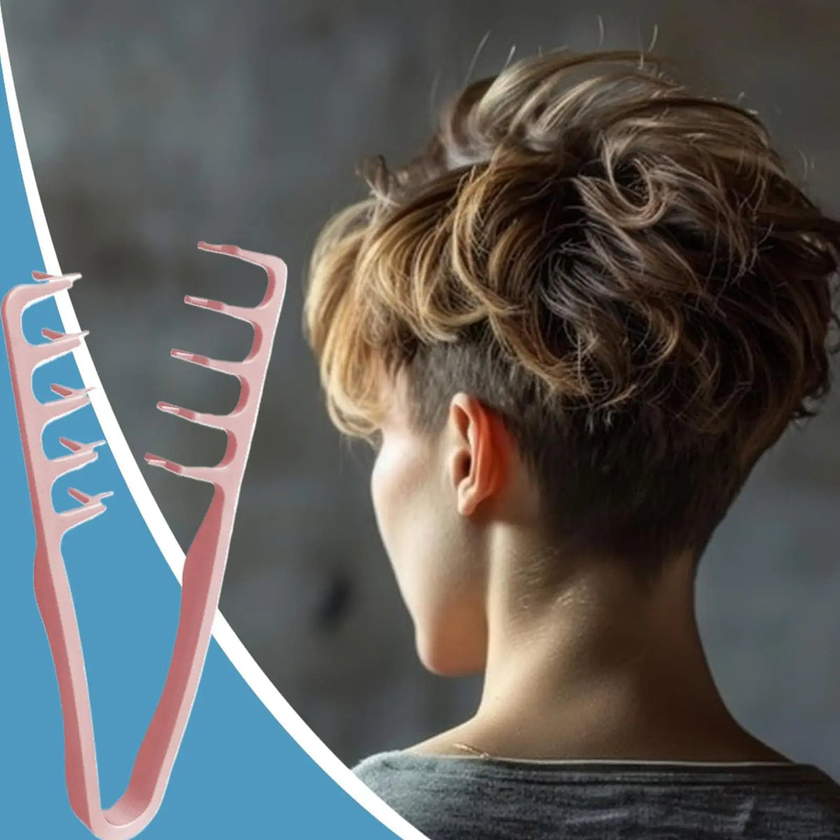 Wide-Tooth Volumizing Hair Comb – Detangling & Styling Hair Styling Comb Axl