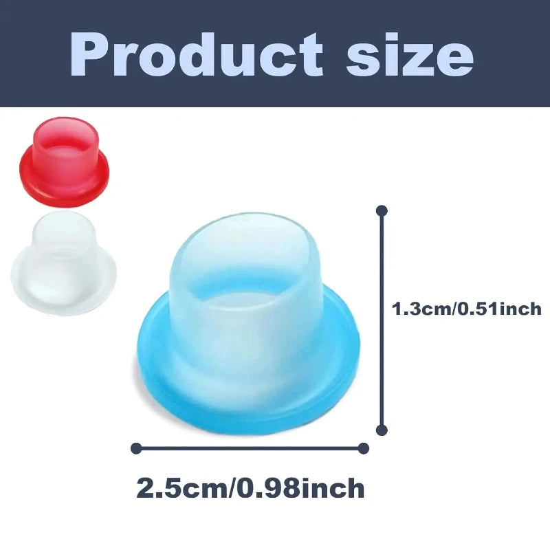 50-Pack Silicone Faucet Gaskets – Threaded Hose Sealing Rings Plumbing Sealing Gasket Axl