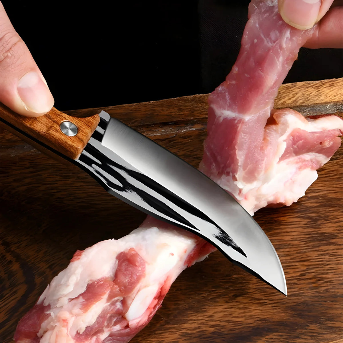 Stainless Steel Kitchen Knife Set – Cleaver, Boning & Fruit Kitchen Knife Set Axl