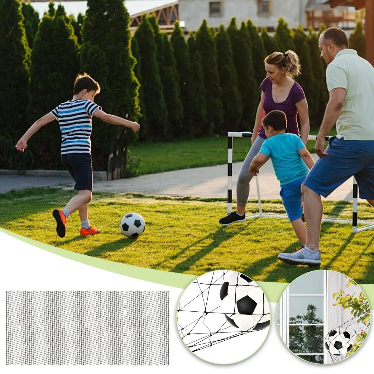 Weatherproof Ball Stop Netting – Nylon Multi-Sport Barrier Sports Barrier Netting Axl