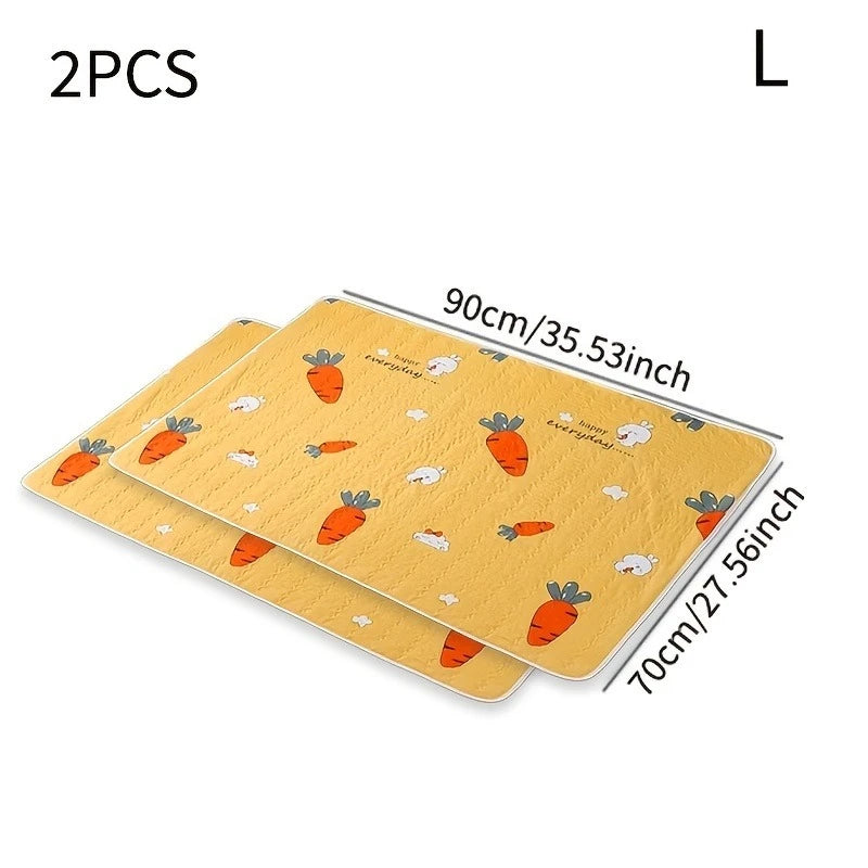 2-Pack Washable Reusable Pet Pads – Cat & Dog Floor Mat Pet Floor Mat Axl 2PCS 70x90cm