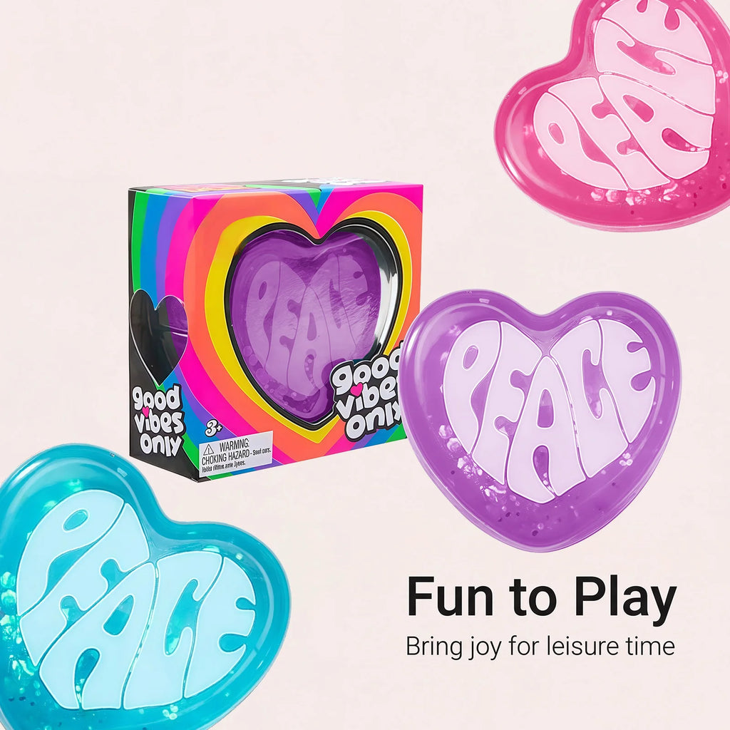Heart Shape Squishy Toy – Soft TPR Slow Rebound Fidget Gift Squishy Fidget Toy Axl