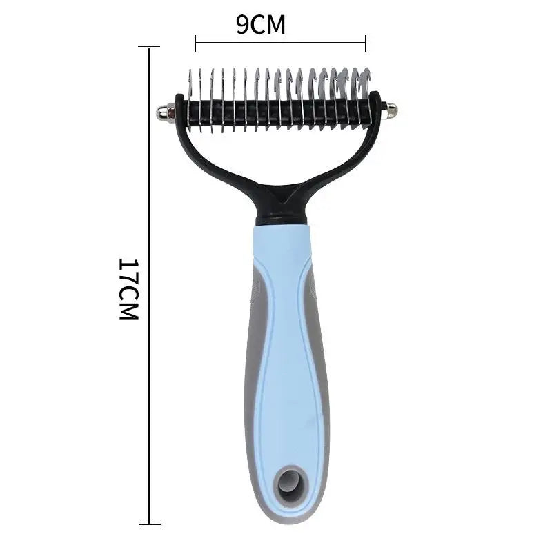 Pet Hair Remover Grooming Comb for Dogs & Cats | Detangler Pet Grooming Comb Axl