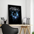 Avenged Sevenfold Canvas Wall Art – Frameless Music Poster Canvas Wall Art Axl Black18 50X70cmFrameless
