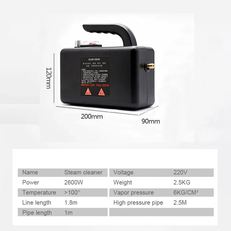 BALASHOV 2600W Handheld Steam Cleaner – Home, Car & Kitchen Handheld Steam Cleaner Axl