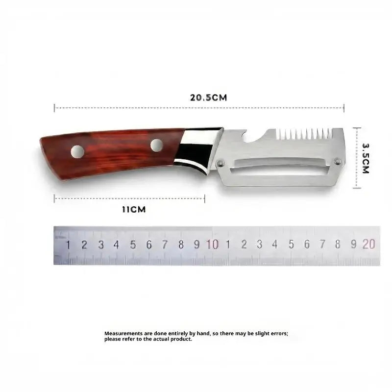 3-in-1 Serrated Vegetable Peeler with Bottle Opener | Stainless Steel Vegetable Peeler Axl