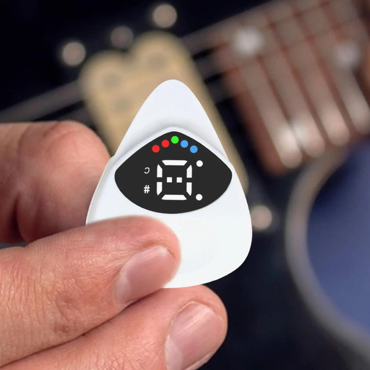 Guitar Tuning Pick with Color Screen – Electric & Acoustic Guitar Tuning Pick Axl