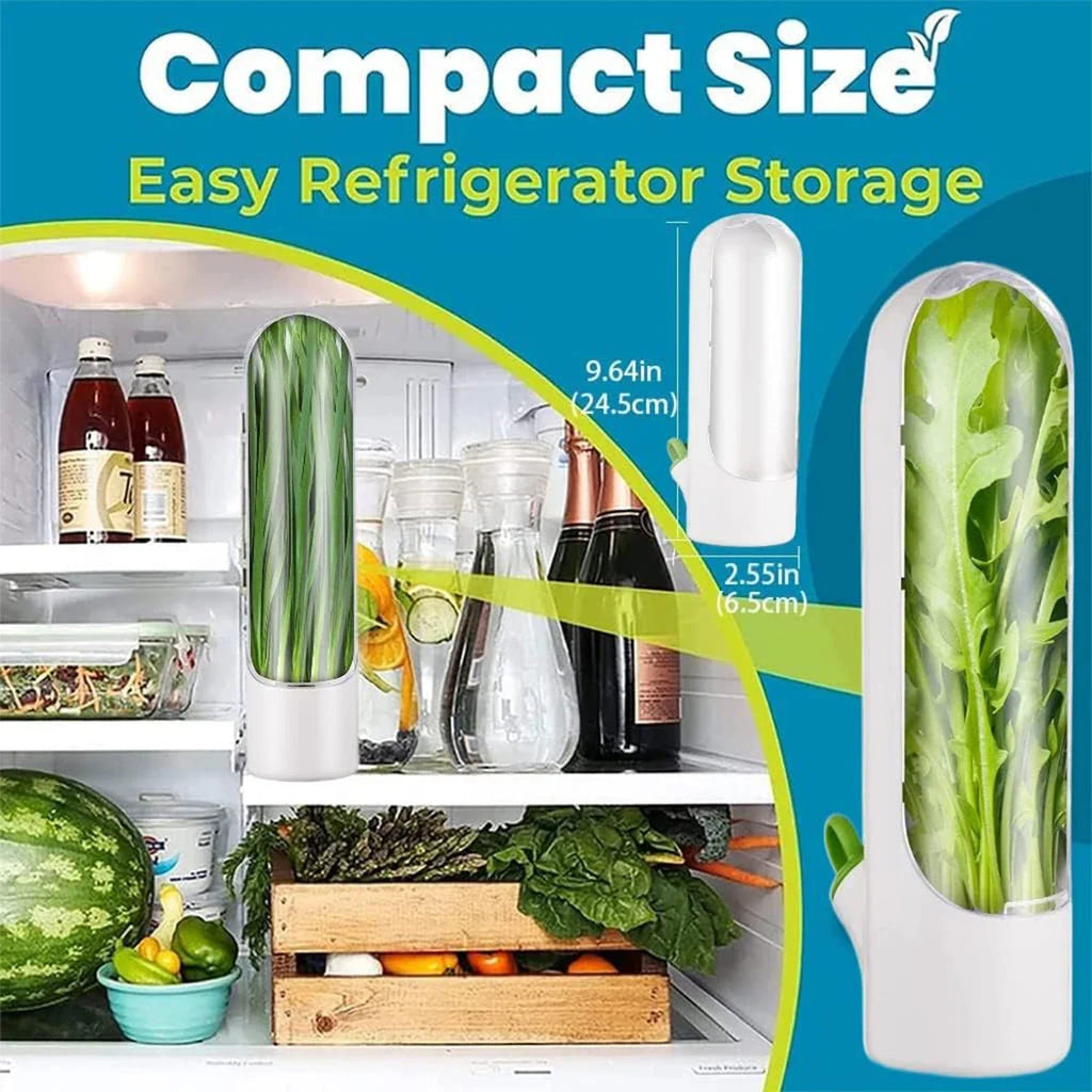 Fresh Herb Keeper Container – Fridge Herb Storage Pod Herb Storage Container Axl