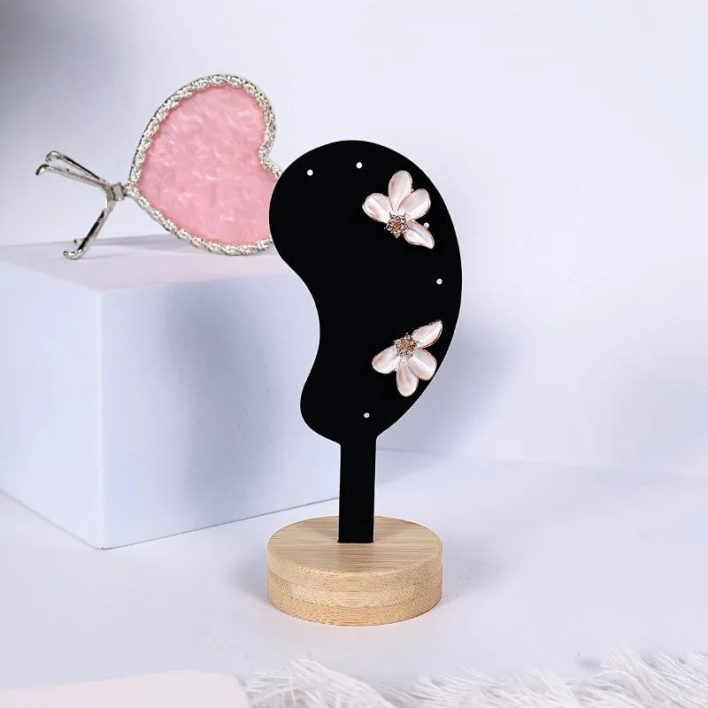 Ear-Shaped Iron Earring Display Stand | Jewelry Organizer Earring Display Stand Axl