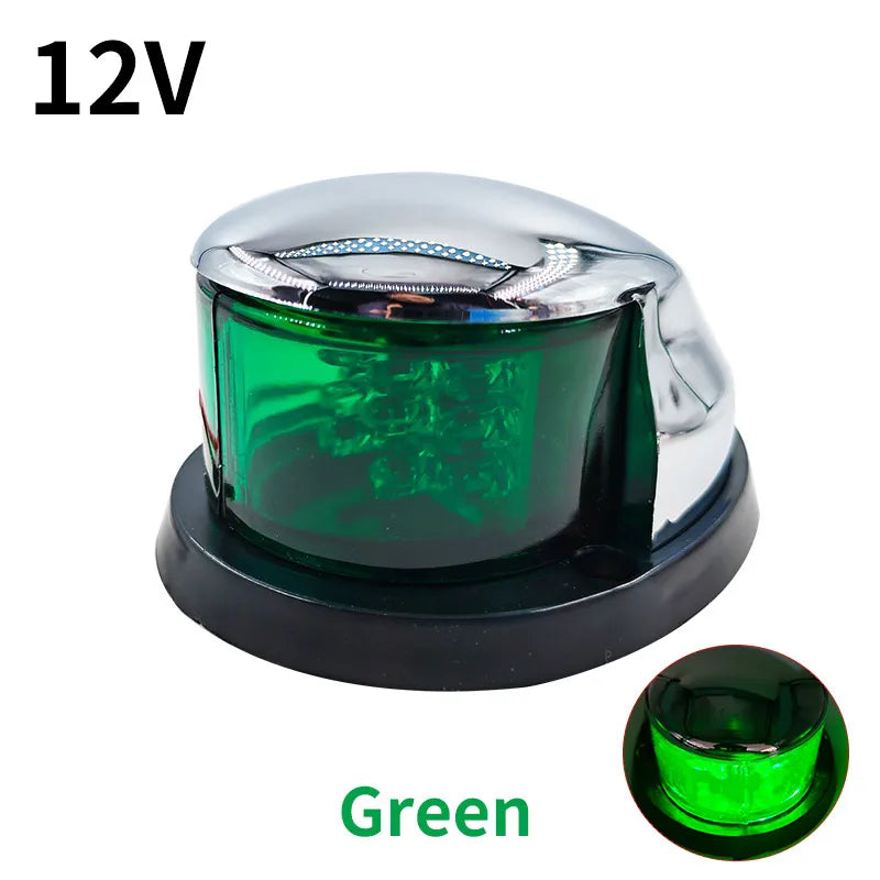 SU304 Marine LED Navigation Light 12V 24V | IP67 Boat Bow Light Marine Navigation Light Axl 12V GREEN