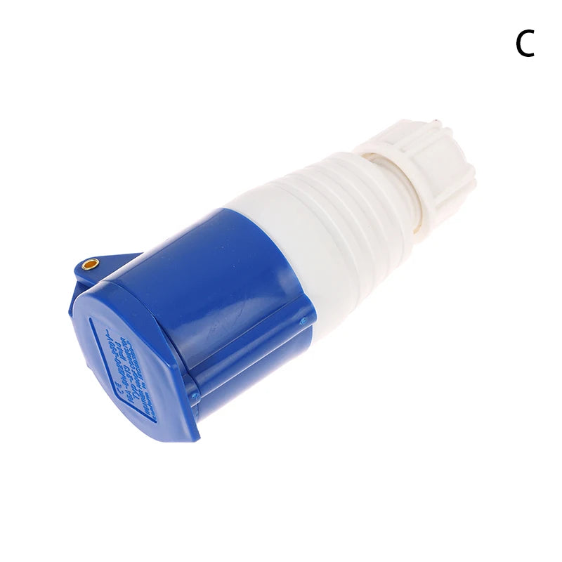 220V 16A 3-Pin IP44 Waterproof Industrial Plug & Socket Industrial Plug Socket Axl C