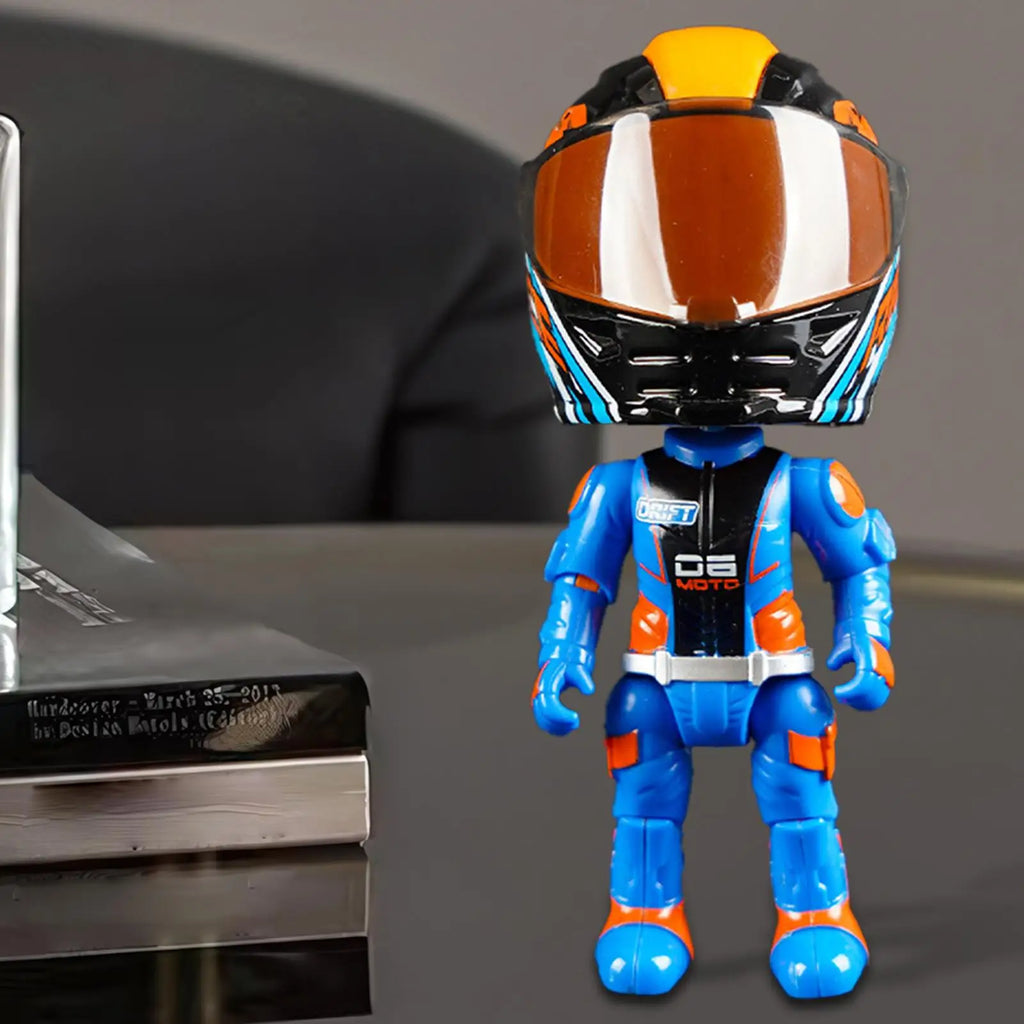 Q Version Motorcycle Rider Transforming Action Figure Toy Action Figure Toy Axl