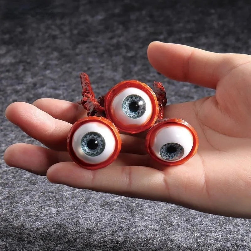Halloween Ripped Eyeball Horror Prop – Realistic Scary Decor Halloween Horror Prop Axl