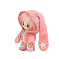 20cm Doll Rabbit Ear Mini Sweatshirt Jacket | Doll Outfit Doll Outfit Axl Pink