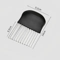 PLYS Stainless Steel Wavy Blade Potato Cutter & Veg Chopper Vegetable Chopper Knife Axl VIOLET/紫罗兰