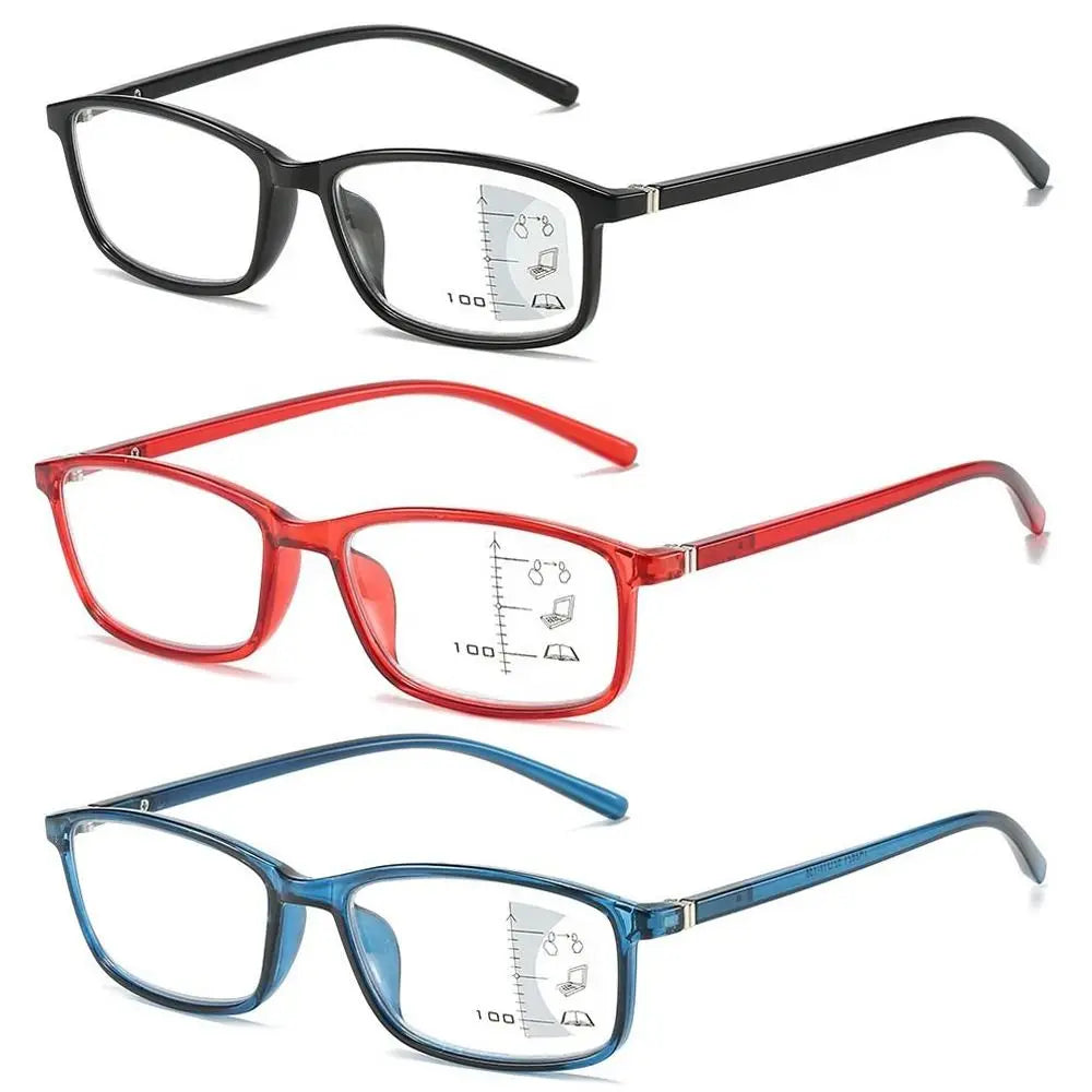 Retro Progressive Multifocal Reading Glasses Anti-Blue Light Reading Glasses Axl