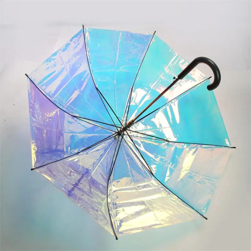 Color Changing Transparent Long Handle Umbrella – Windproof Long Handle Umbrella Axl