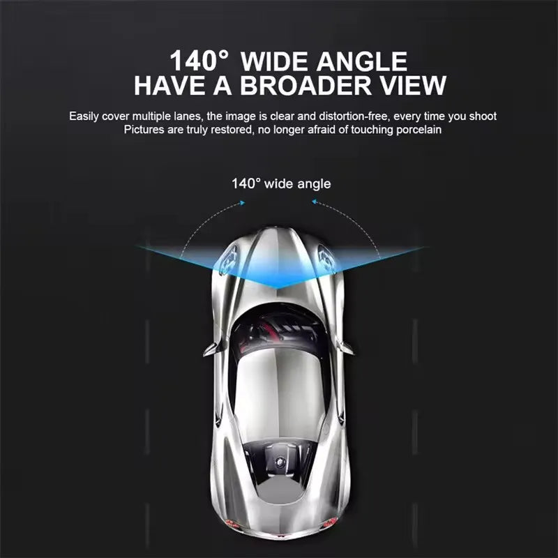 Dual Lens Car Dash Cam – 1080P Front & 720P Interior Night Vision Dual Lens Dash Cam Axl