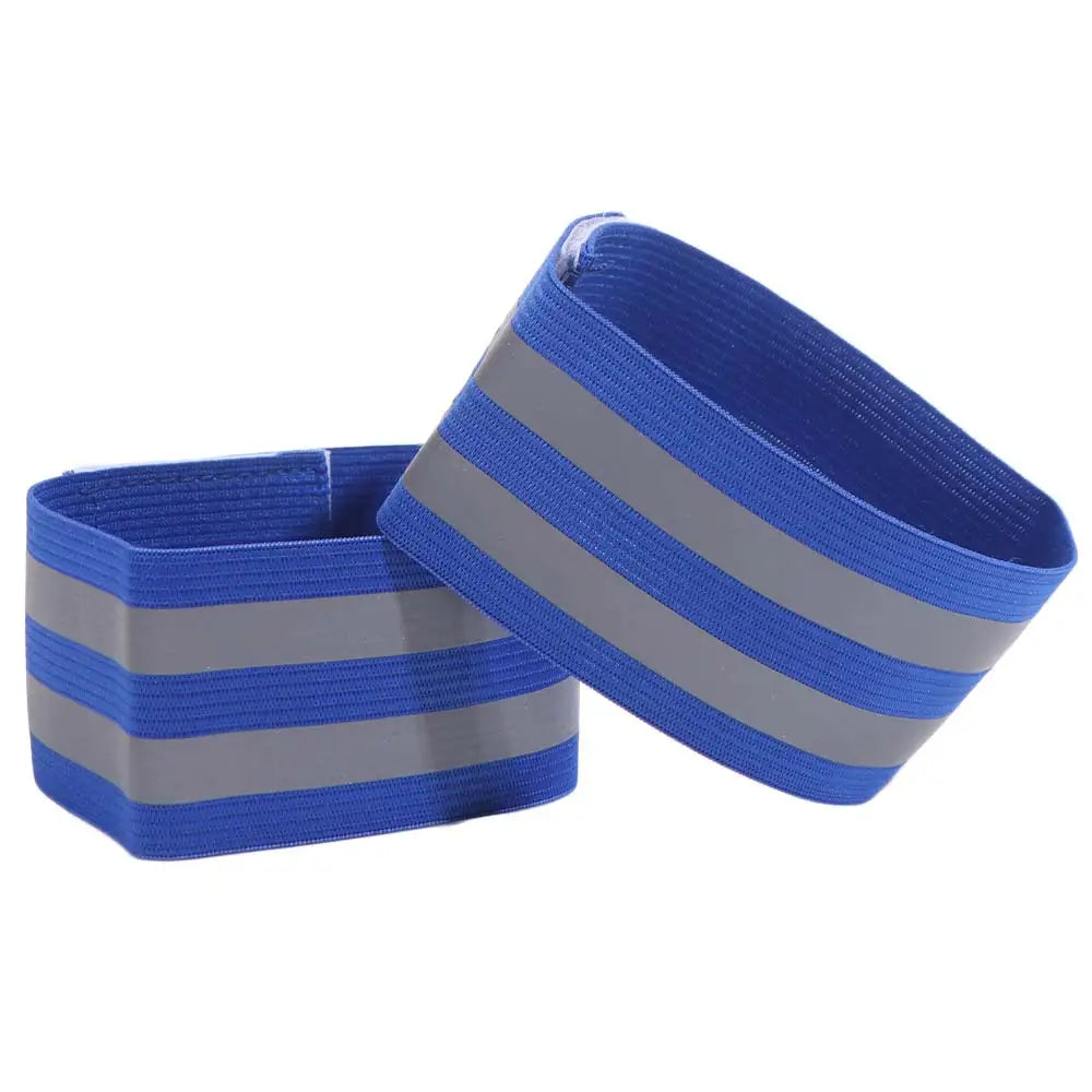8-Pack Reflective Armbands – High Visibility Safety Straps Reflective Safety Band Axl Blue