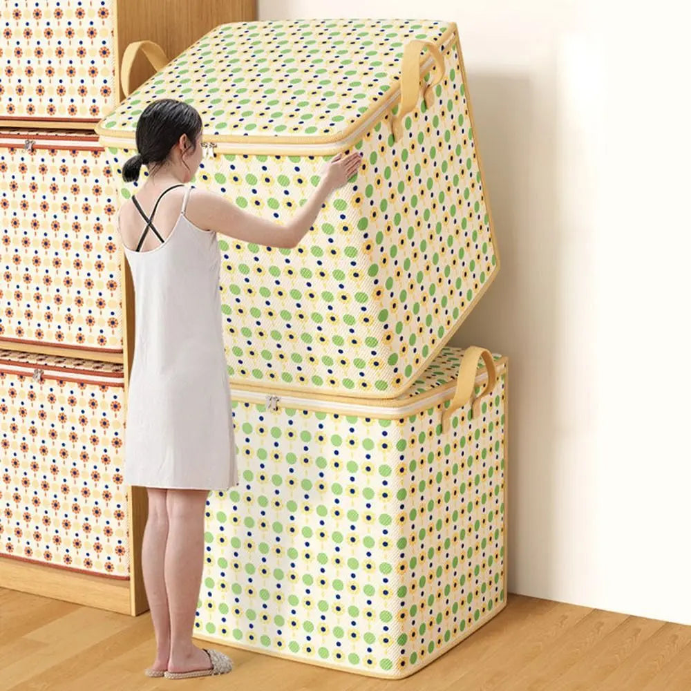Large Capacity Non-Woven Fabric Storage Bag – Clothes & Quilts Fabric Storage Bag Axl