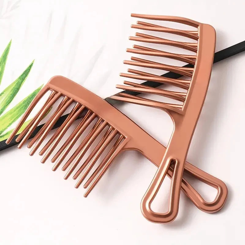 Double Row Wide Tooth Comb for Curly & Long Hair Styling Wide Tooth Comb Axl