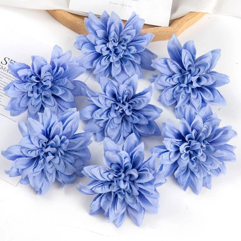 Silk Artificial Rose Flower Heads 5/10 Pcs – Wedding & Home Decor Artificial Flower Heads Axl color 14 5 pcs
