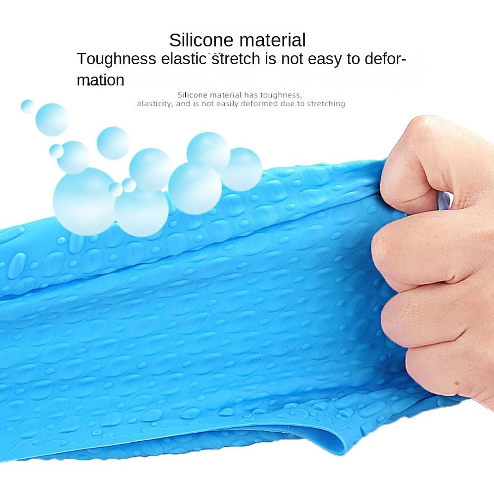 Silicone Swimming Cap – Waterproof Ear Protection Pool Hat Silicone Swim Cap Axl