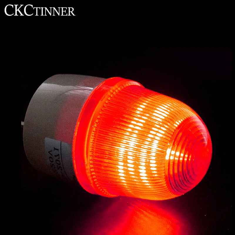LED Strobe Warning Light 12V 24V 220V – Flashing Signal Indicator Warning Indicator Light Axl