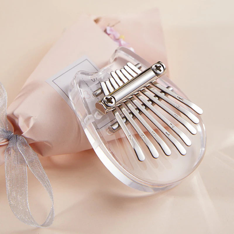 8-Key Mini Kalimba Thumb Piano Keychain – Gift for Kids Mini Thumb Piano Axl